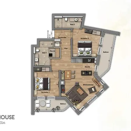 Beachhouse Bansin App 20 公寓 塞巴特黑灵斯多夫